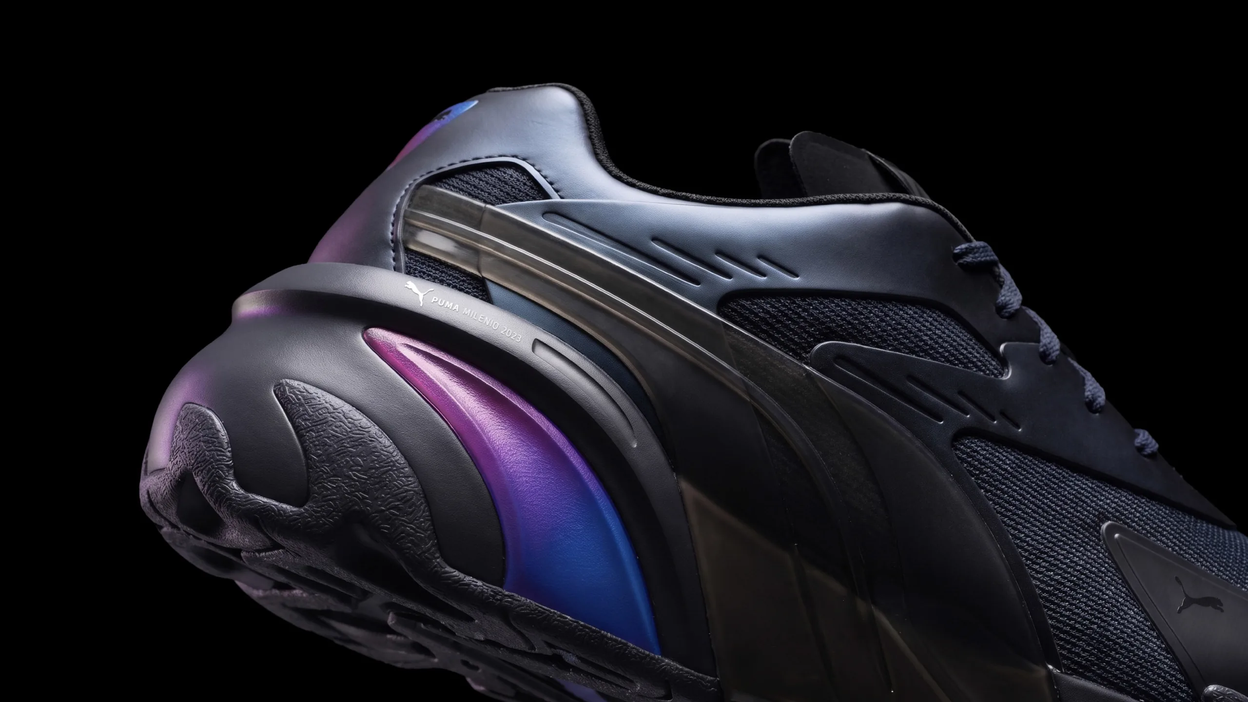 Close-up of the new Milenio heel and midsole