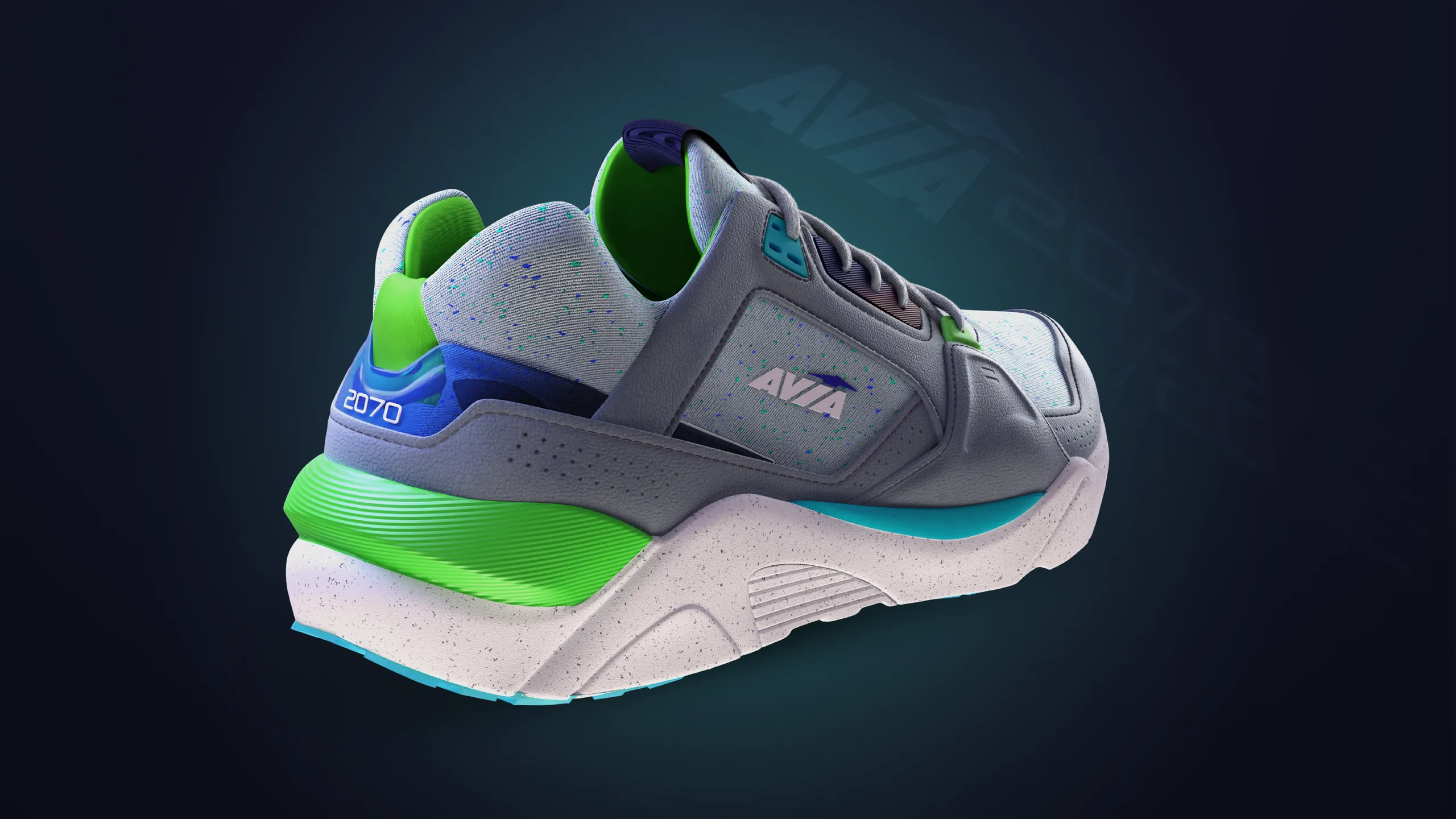 Rendered AVIA 2070 colourway